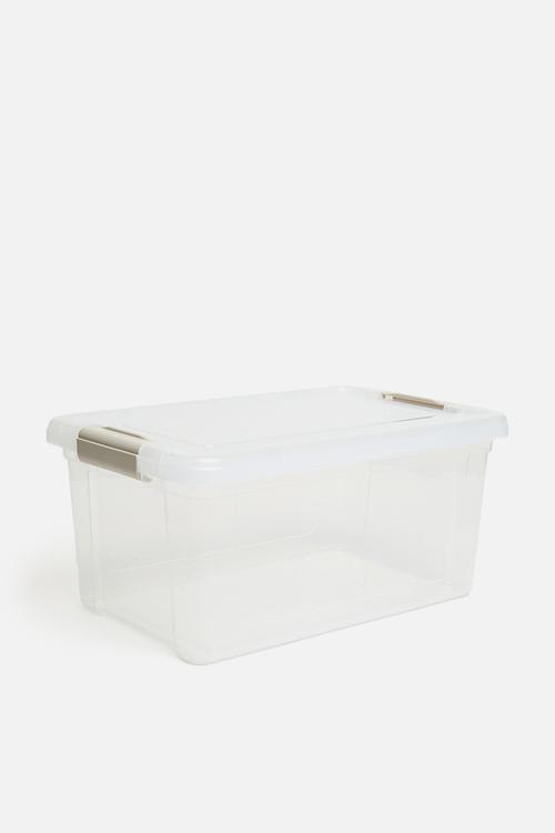 Storage box w lid - Clear