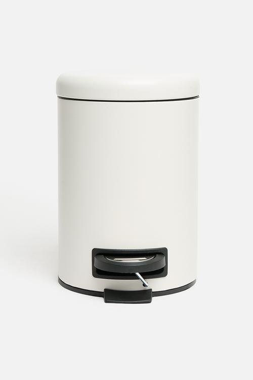 3l pedal bin - cream
