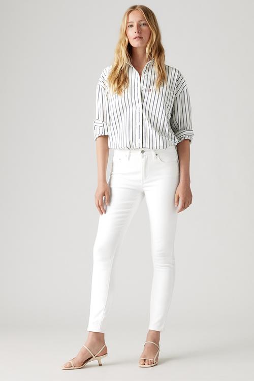 721 High Rise Skinny - Soft Clean White