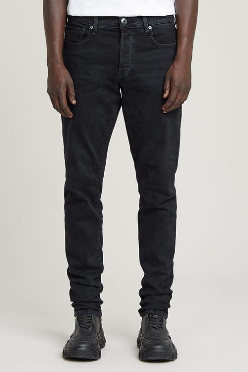 3301 Regular Tapered - worn in midnight blue od