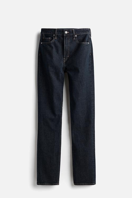 Curvy fit slim high jeans - dark denim blue