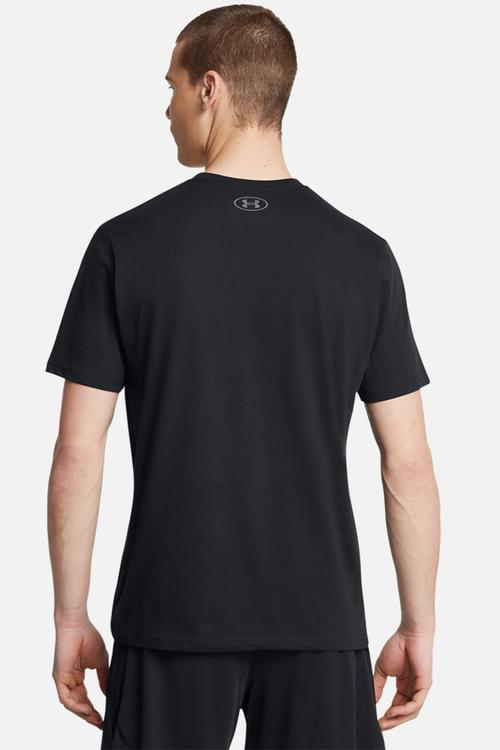 UA M Boxed Sports Updated Short Sleeve Tee - Black/Pitch Gray