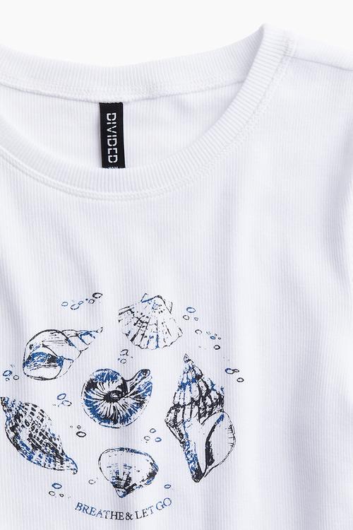 Fitted t-shirt - white