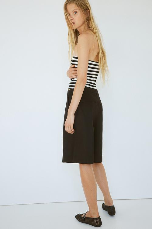 Tube top - black & white