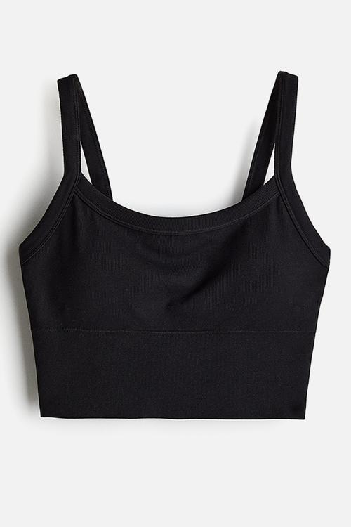 Drymove™ light support sports bra - black