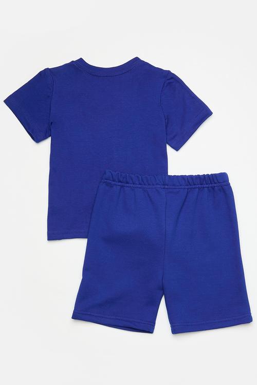 Tee & short set - royal blue