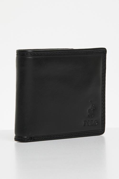 Billfold With Top Flap - Black