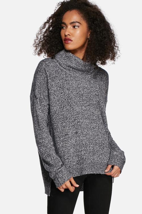 Roll neck knit