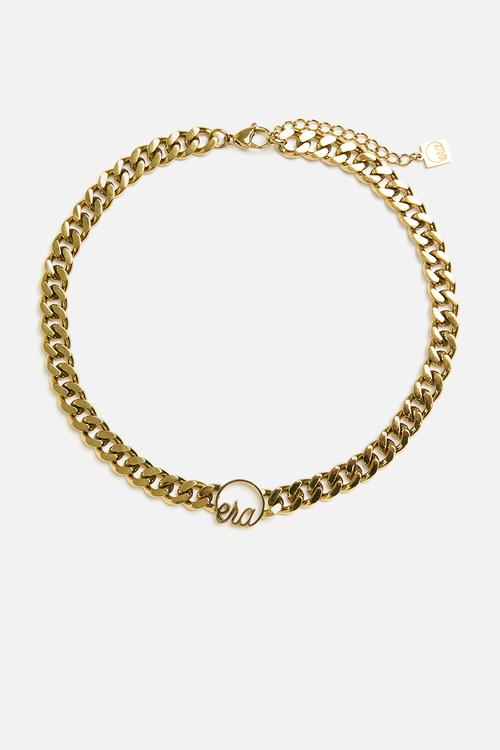 Era Logo Choker - Gold