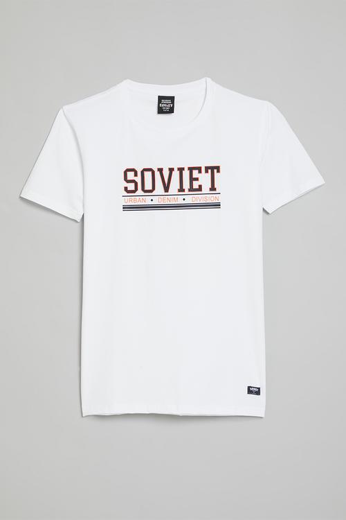 Boys crew neck fashion tee - white