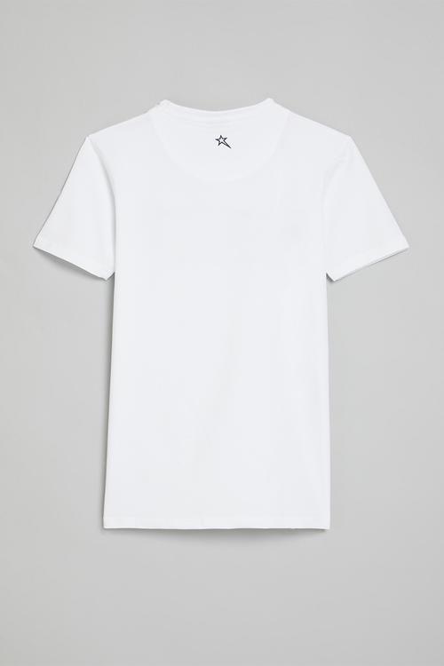 Boys crew neck fashion tee - white