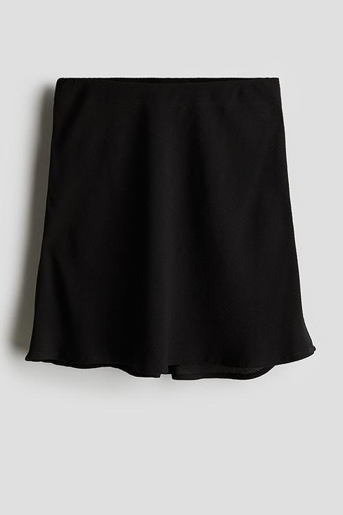 A-line skirt - black