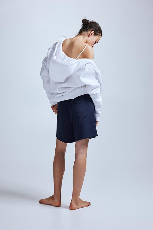 Sweatshirt shorts - blue