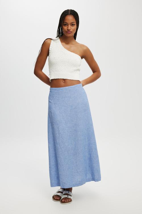 Slub One Shoulder - Ecru