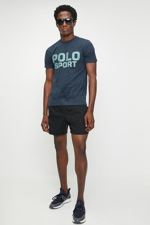Daniel Sport Short sleeve Logo Tee - Navy
