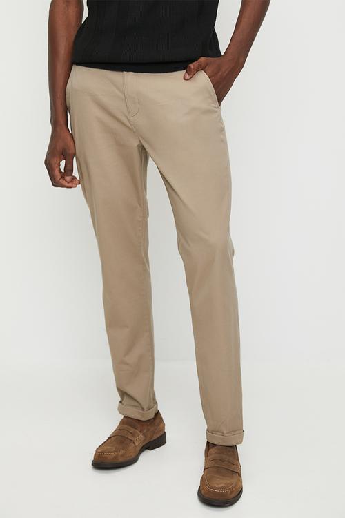 Signature Slim Stretch Chino - Stone
