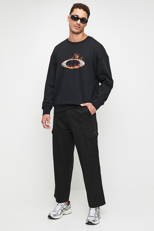 Mtl solar rail crew sweatshirt - blackout