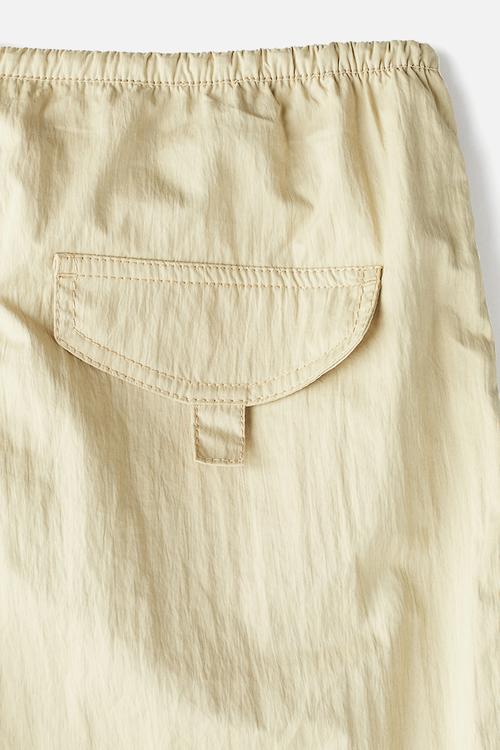 Parachute trousers - light beige