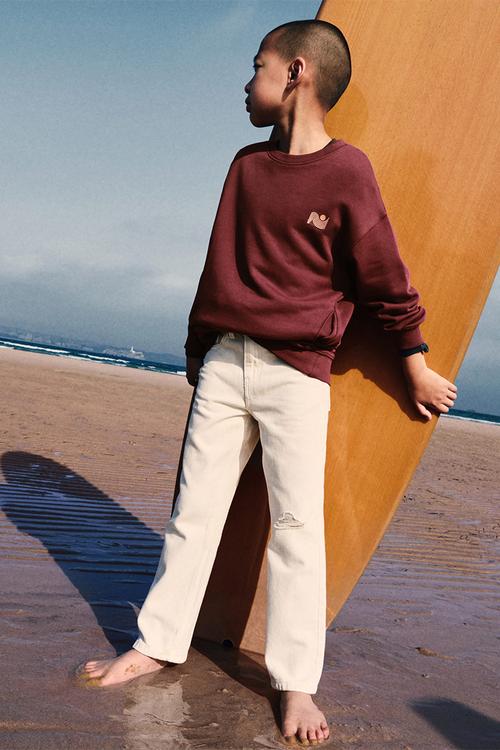 Sweatshirt comun - dark red