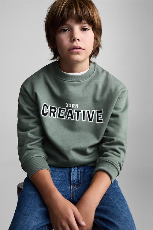 Sweatshirt creative - medium green