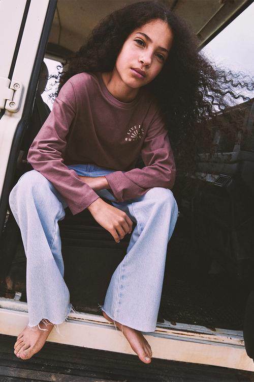 T-shirt sunshine - dark purple