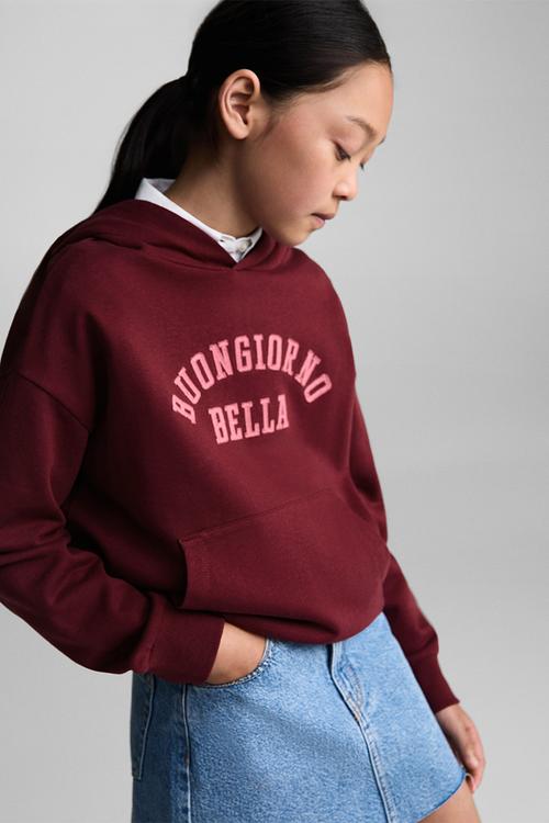 Sweatshirt bella - dark red