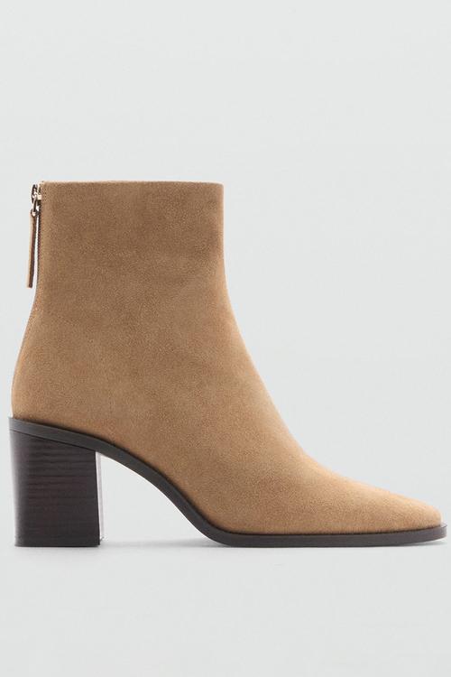 Gloria leather boot - light pastel brown