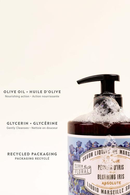 Blooming Iris - Liquid Marseille soap