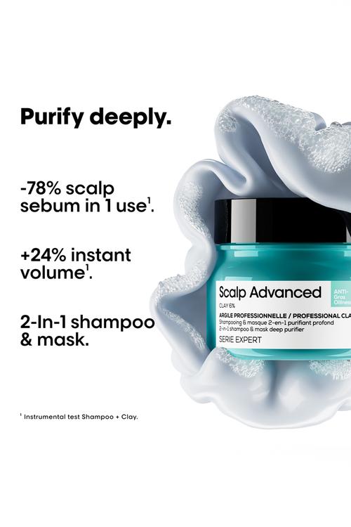 Scalp Care Anti-Oiliness 2-In-1 Deep Mask - 250ml