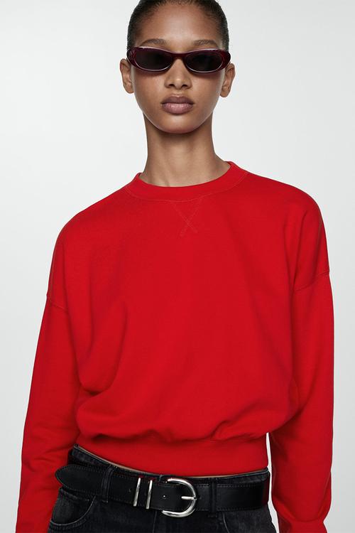 Sweatshirt sweaty - red
