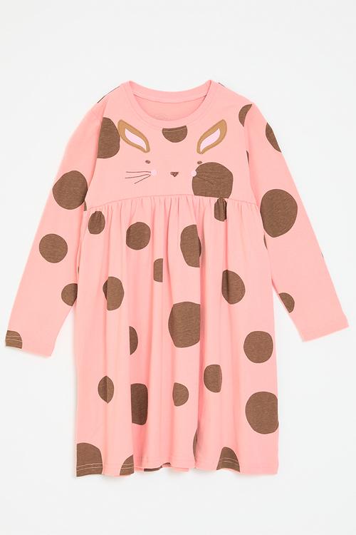 Polka dot dress-multi