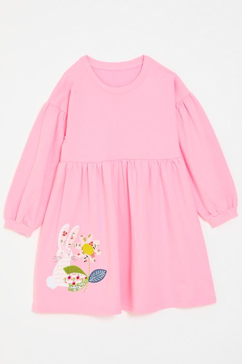 Sweat dress - pink
