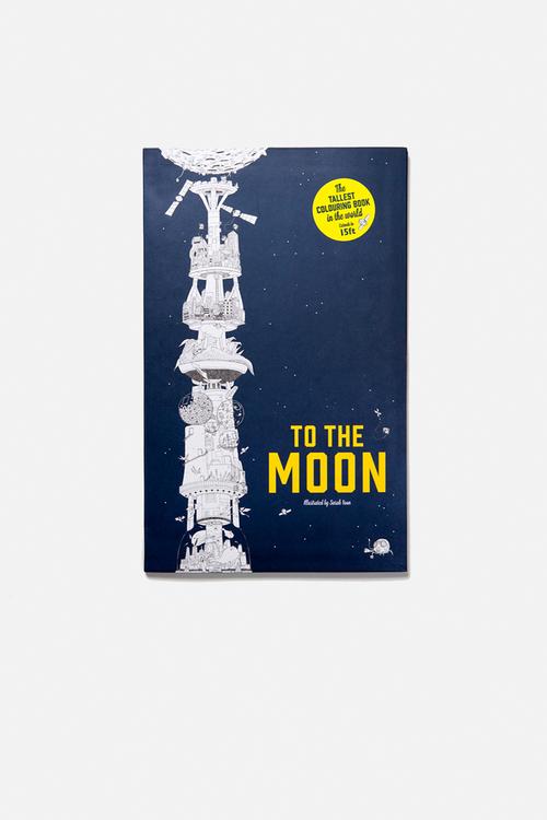 To The Moon colouring book
