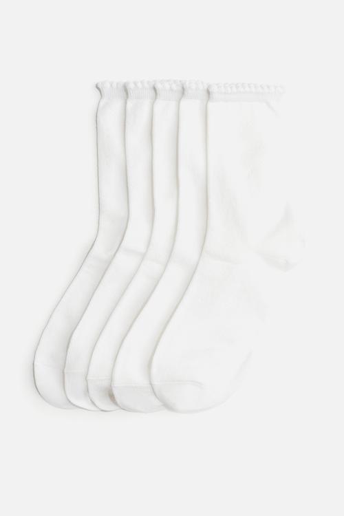5-Pack socks - white