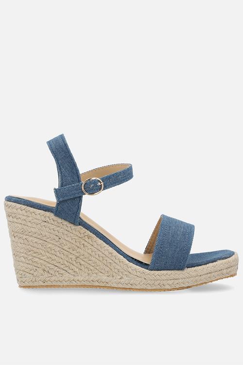 Denim wedge - blue
