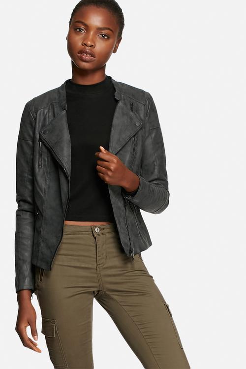 Ava PU biker jacket