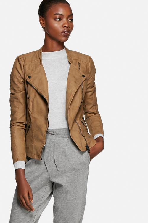 Ava PU biker jacket
