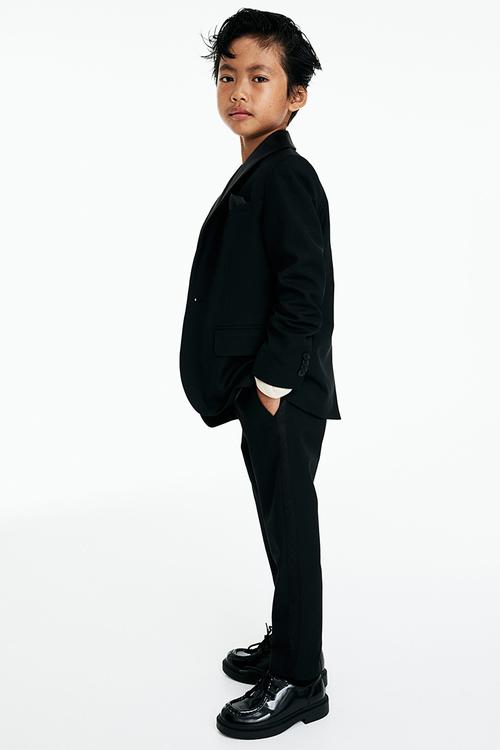Tuxedo trousers - black