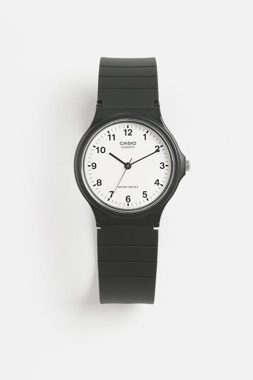 Analog rnd watch - white & black