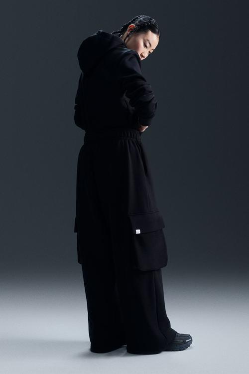 Nike Phoenix Hoodie - Black/Sail