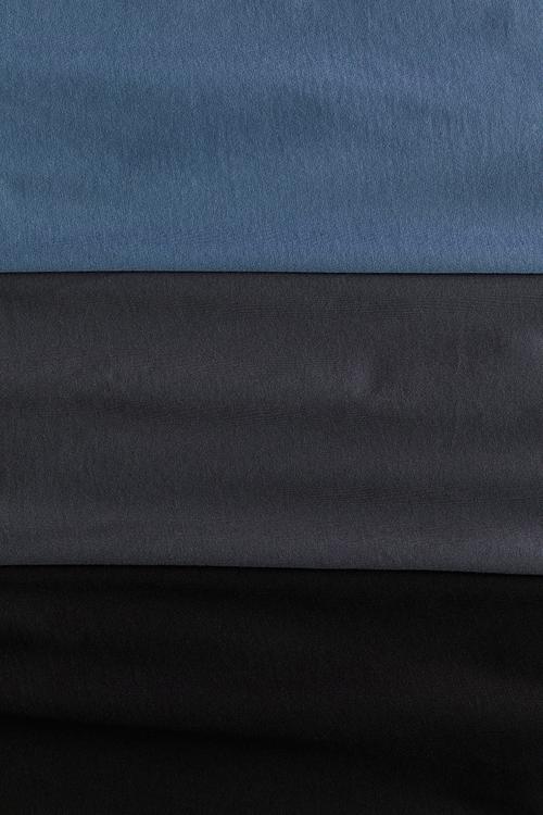 3-Pack T-shirts - dark blue black 