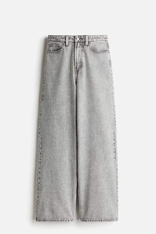 Wide ultra high jeans - grey