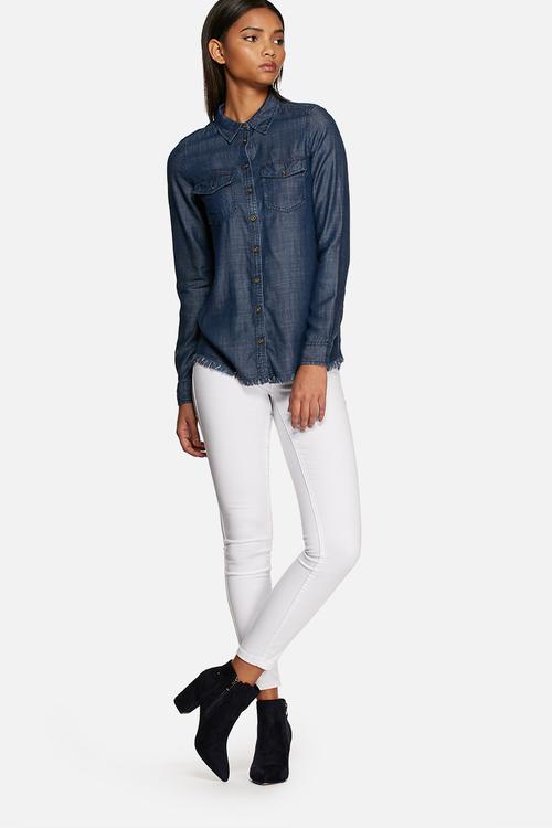 Nova raw denim shirt