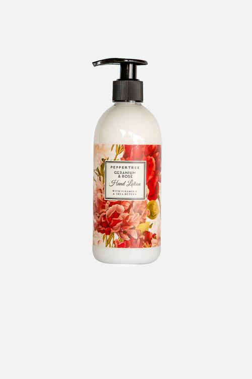 Geranium & Rose hand lotion