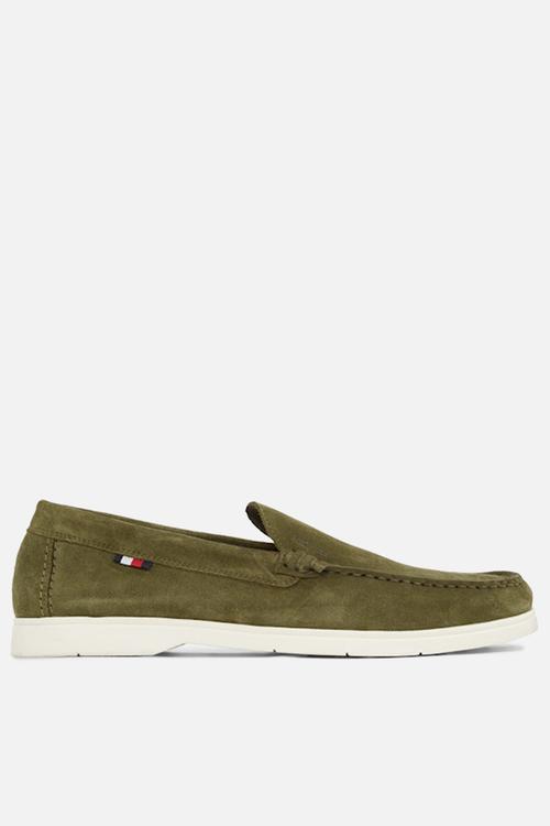 Hilfiger casual suede loafer - utility olive