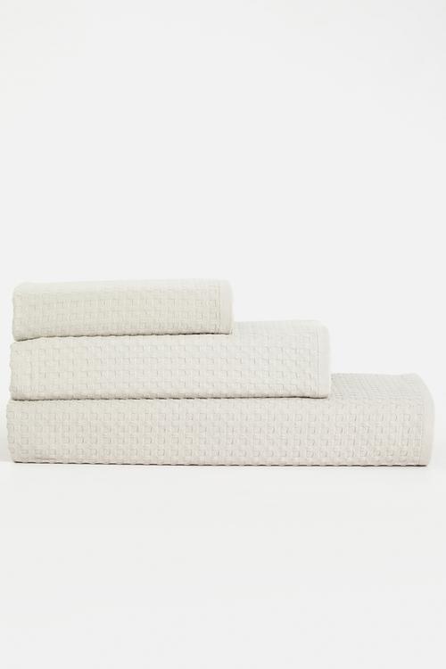 Waffle Towel - Taupe