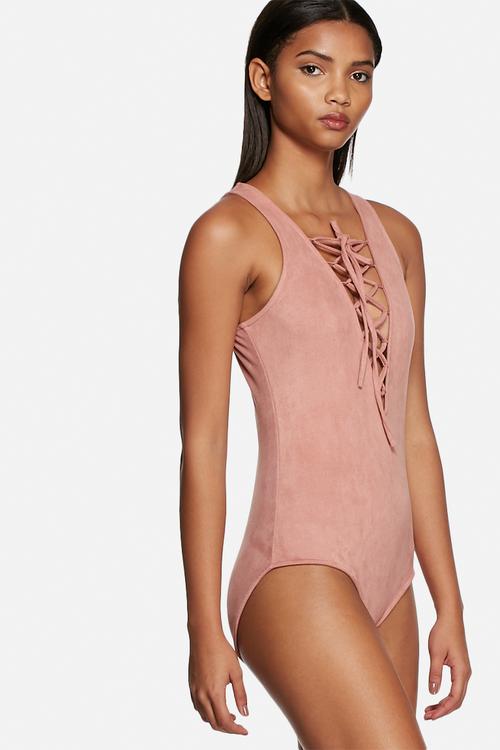 Laced bodysuit