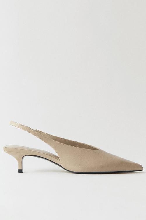 Top leather heel - light/pastel pink
