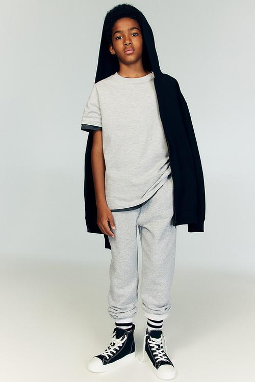 Cotton sweatshirt joggers - grey