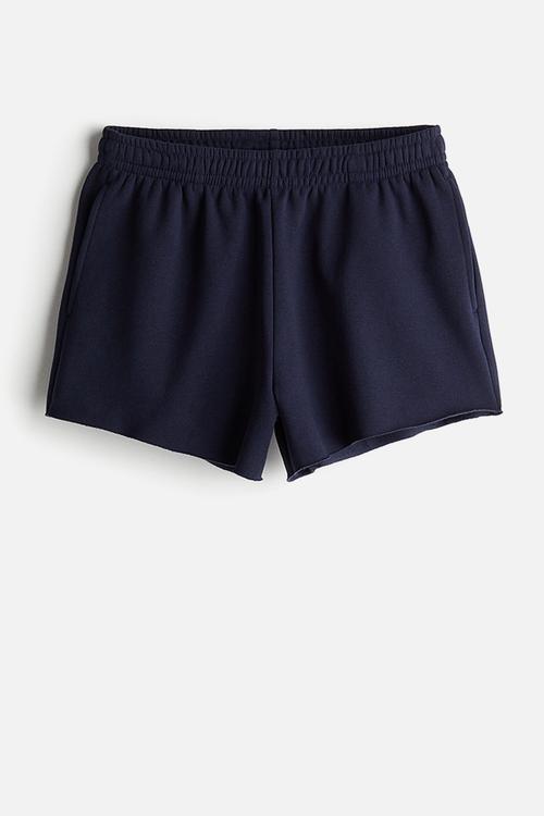 Sweatshirt shorts - navy blue